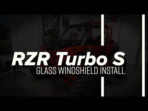 SuperATV Polaris RZR XP Turbo S Glass Windshield - Image 11