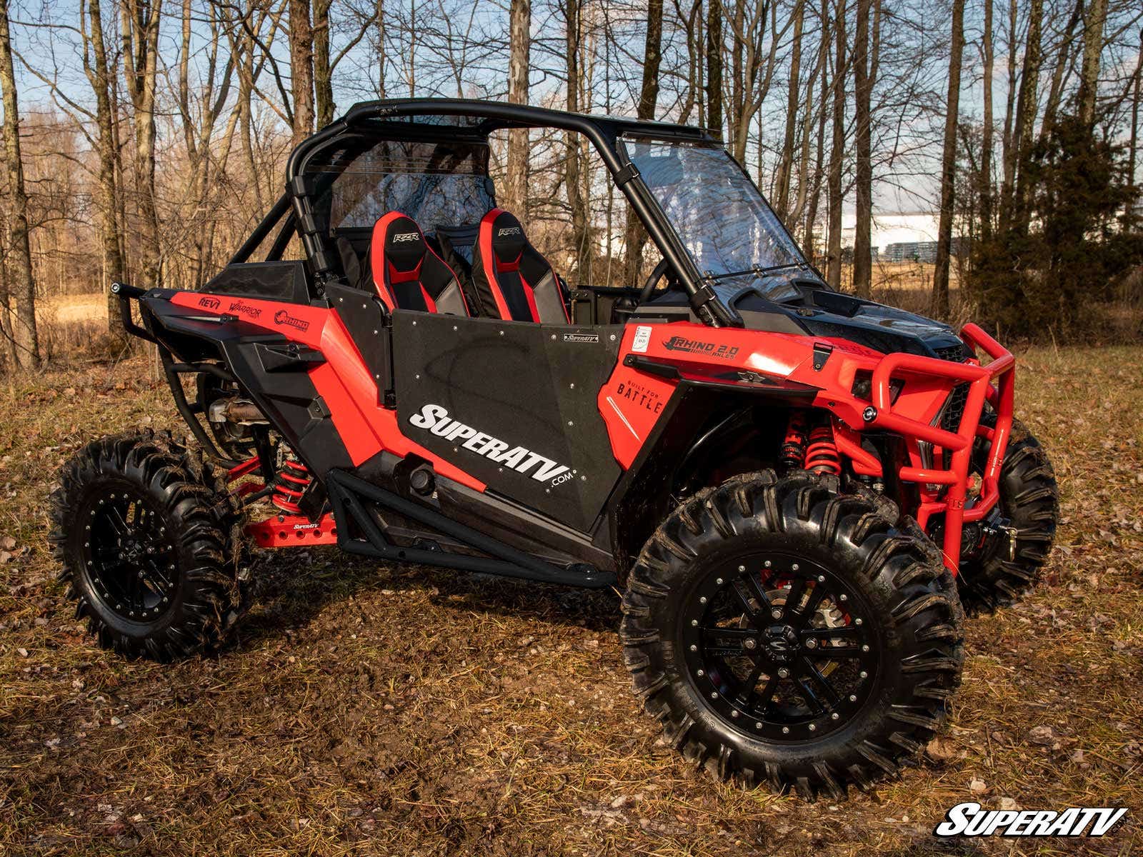 SuperATV Polaris RZR XP Turbo S Nerf Bars - Image 2