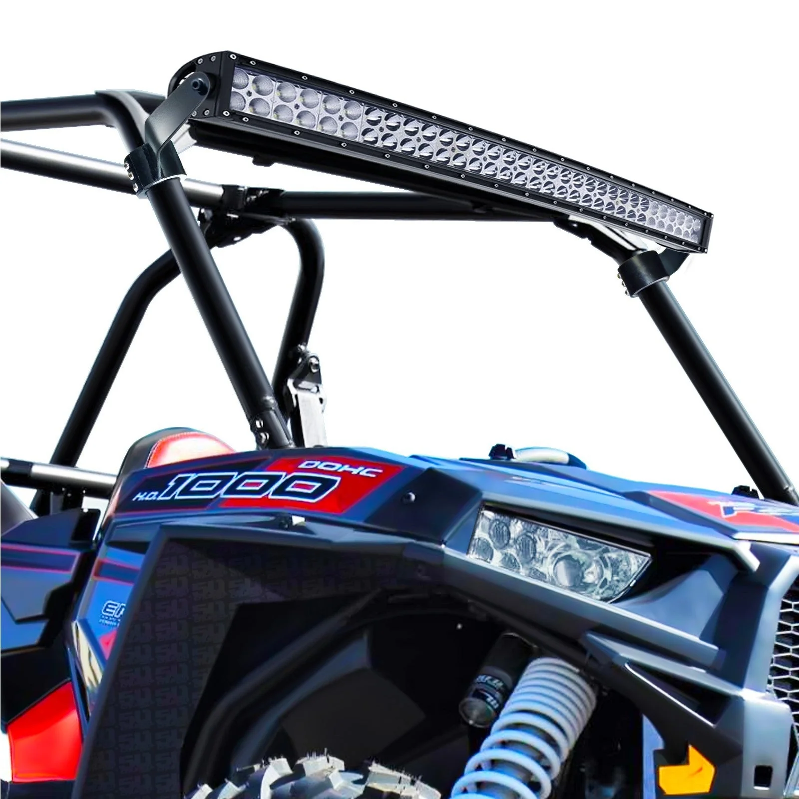 Polaris RZR XP1000 Radius Light Bar Bracket Combo with 40" Radius Light Bar - Image 2