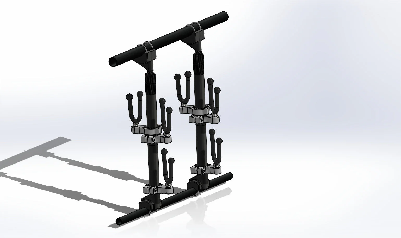 Polaris RZR 1000XP 4 Seater Mid Cage Rifle Rack | 2–4 Place | 2014–2023