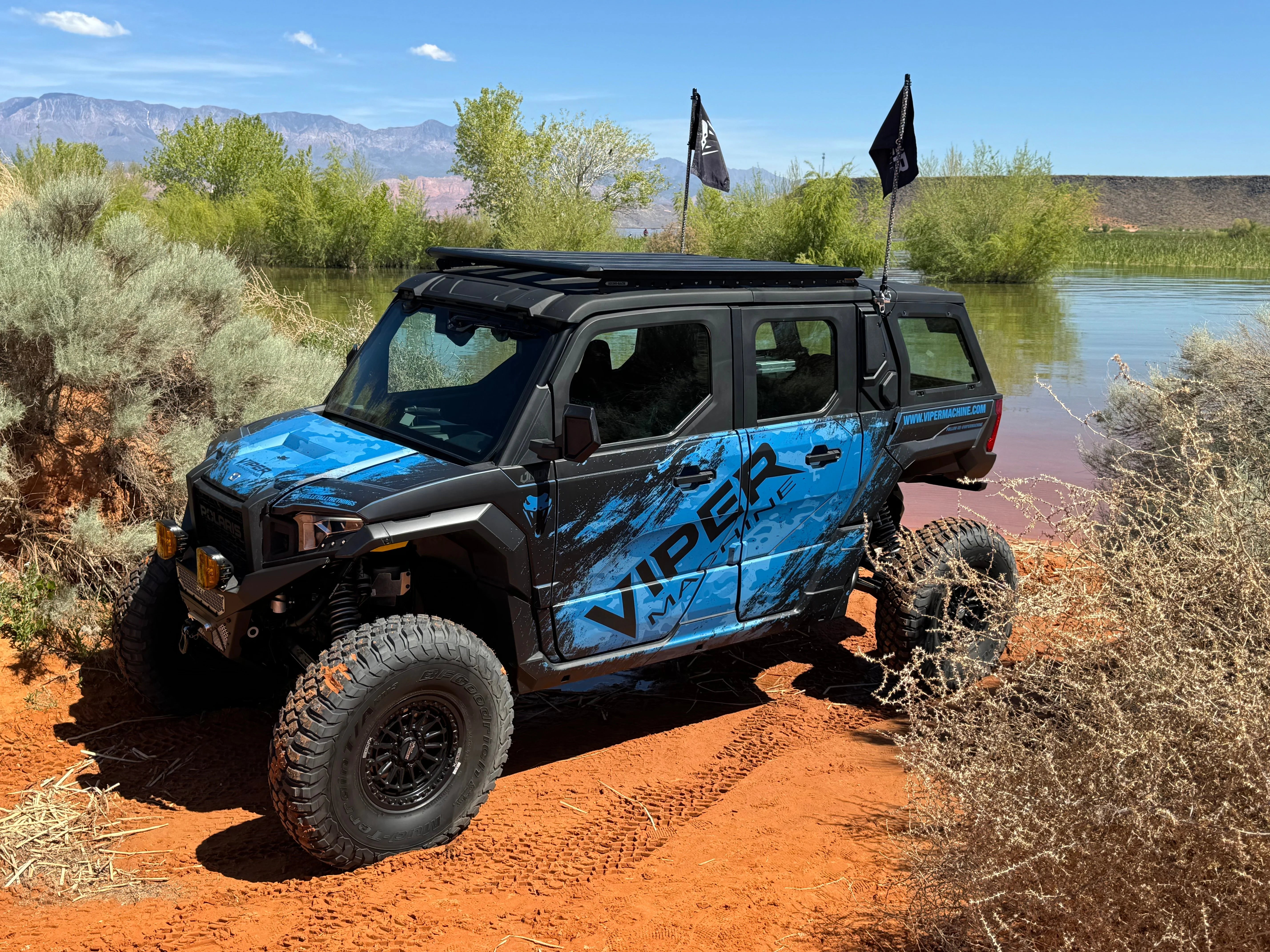 Polaris Xpedition Billet Whip Mounts / Pair - Image 21