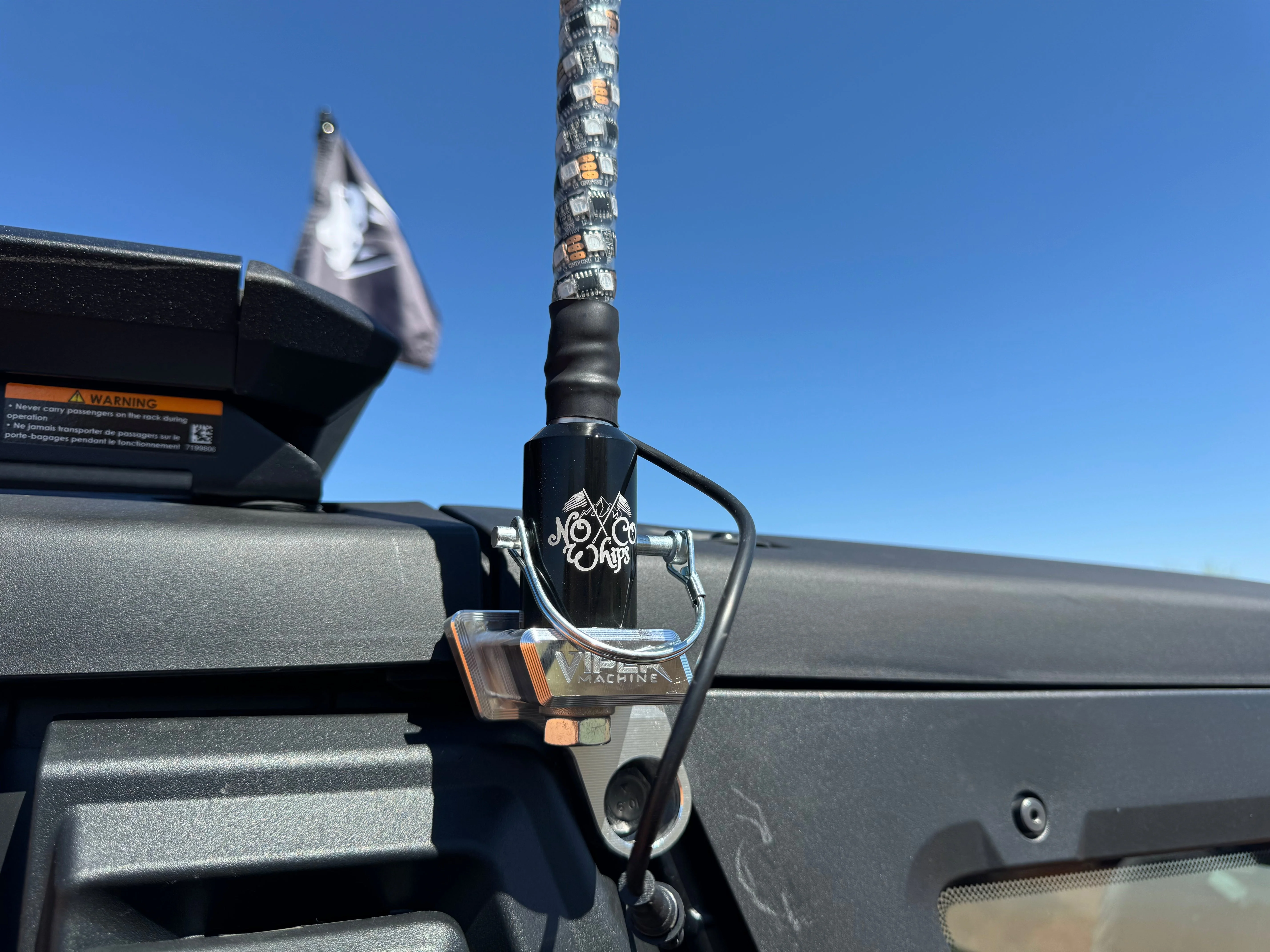 Polaris Xpedition Billet Whip Mounts / Pair - Image 9
