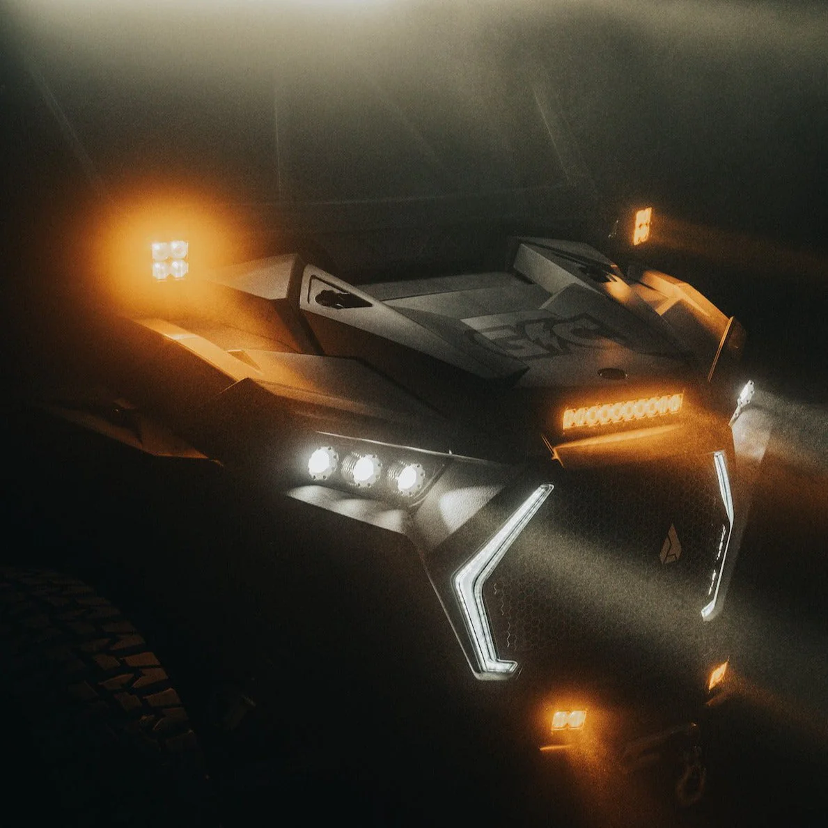 Quattro Amber LED Pod Light - Image 4