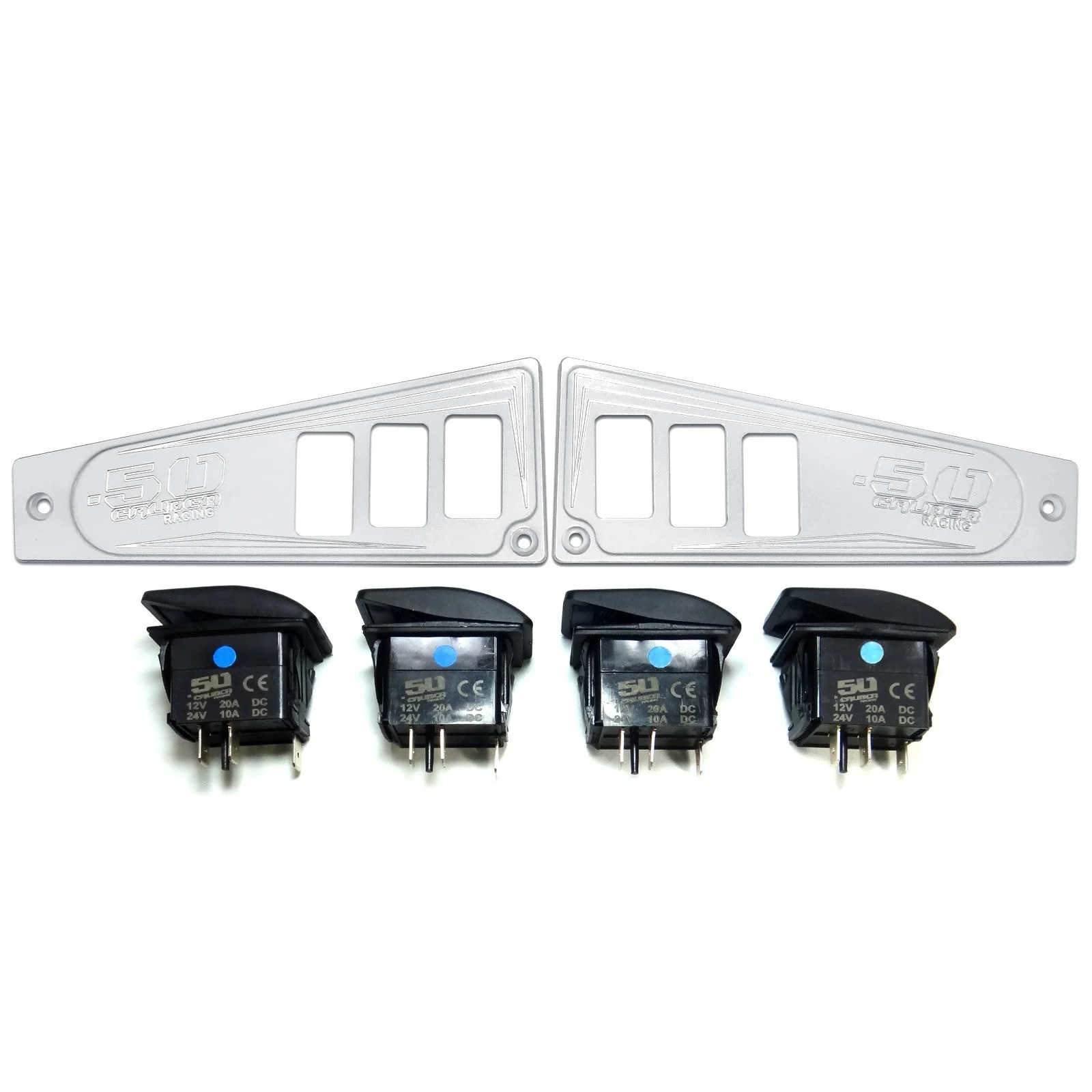 Polaris RZR XP1000 Ride Command 6-Switch CNC Billet Dash Panel - Multiple Colors + Optional Switches (2017+) - Image 67