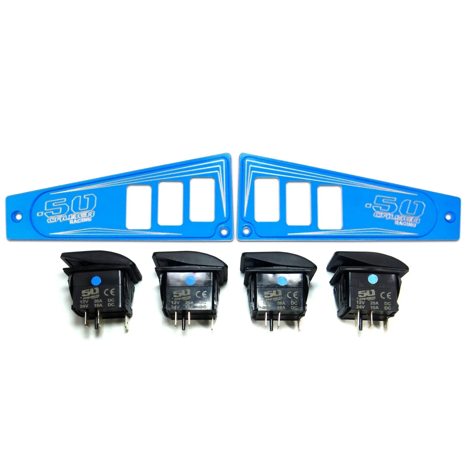 Polaris RZR XP1000 Ride Command 6-Switch CNC Billet Dash Panel - Multiple Colors + Optional Switches (2017+) - Image 83