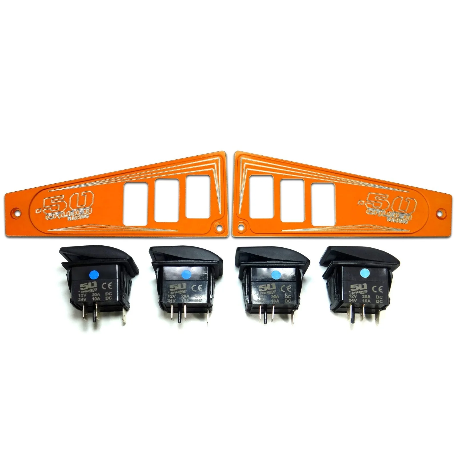 Polaris RZR XP1000 Ride Command 6-Switch CNC Billet Dash Panel - Multiple Colors + Optional Switches (2017+) - Image 99