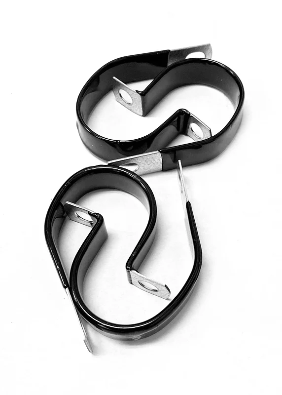 Rubber Coated Clamps 1.75" - Vibration Elimination + Secure Fit
