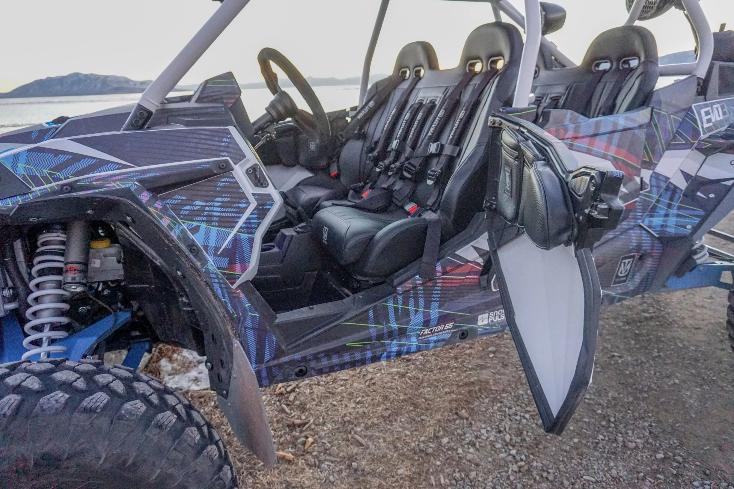 RZR 1000 Elite Series Bench Seat w/ Harnesses (Front or Rear) - Image 17
