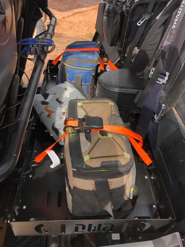 RZR Rear Seat Mounted Cargo Rack - Versatile Storage + Easy Install (2024) - Image 2