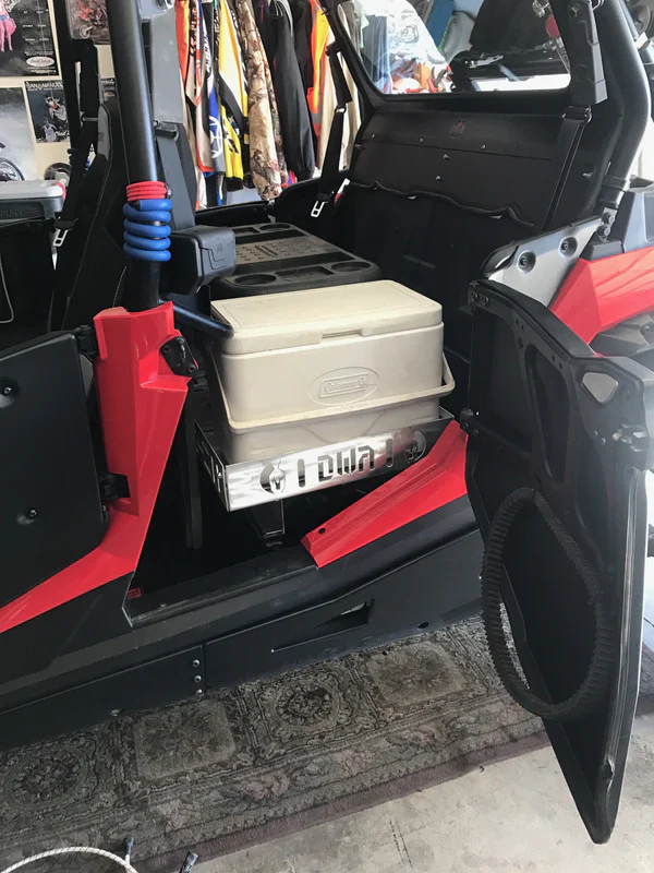RZR Rear Seat Mounted Cargo Rack - Versatile Storage + Easy Install (2024) - Image 4