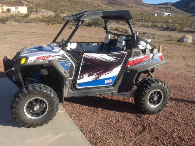 RZR Voodoo Blue Sticker Kit - Image 4