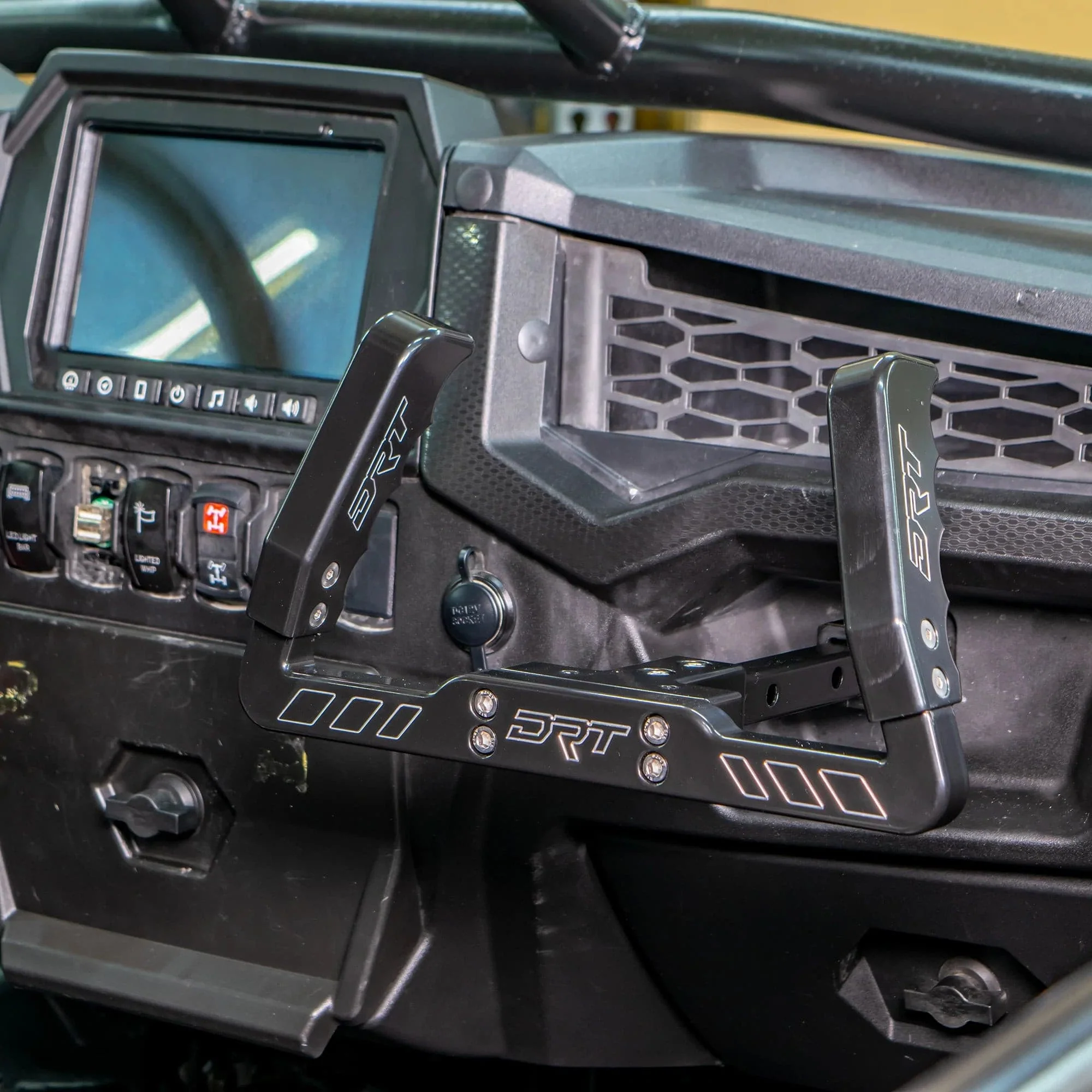 DRT Motorsports Polaris RZR XP 1000/Turbo Billet Aluminum Passenger Grab Handle (2014+) - Image 4