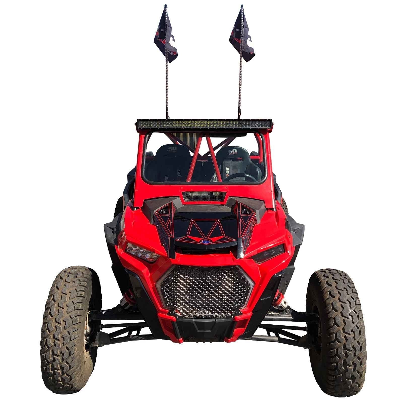 RZR XP Turbo S Hood Bling Panels - Image 9