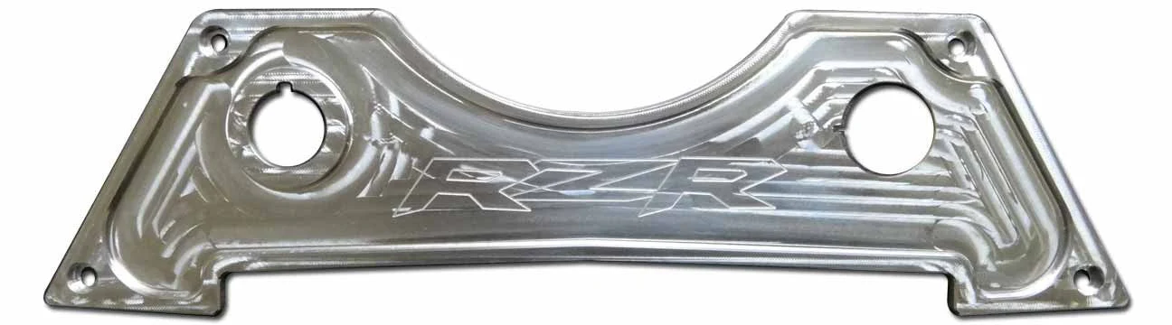 RZR XP1000 Center 1-Piece Dash Panel - Raw Aluminum
