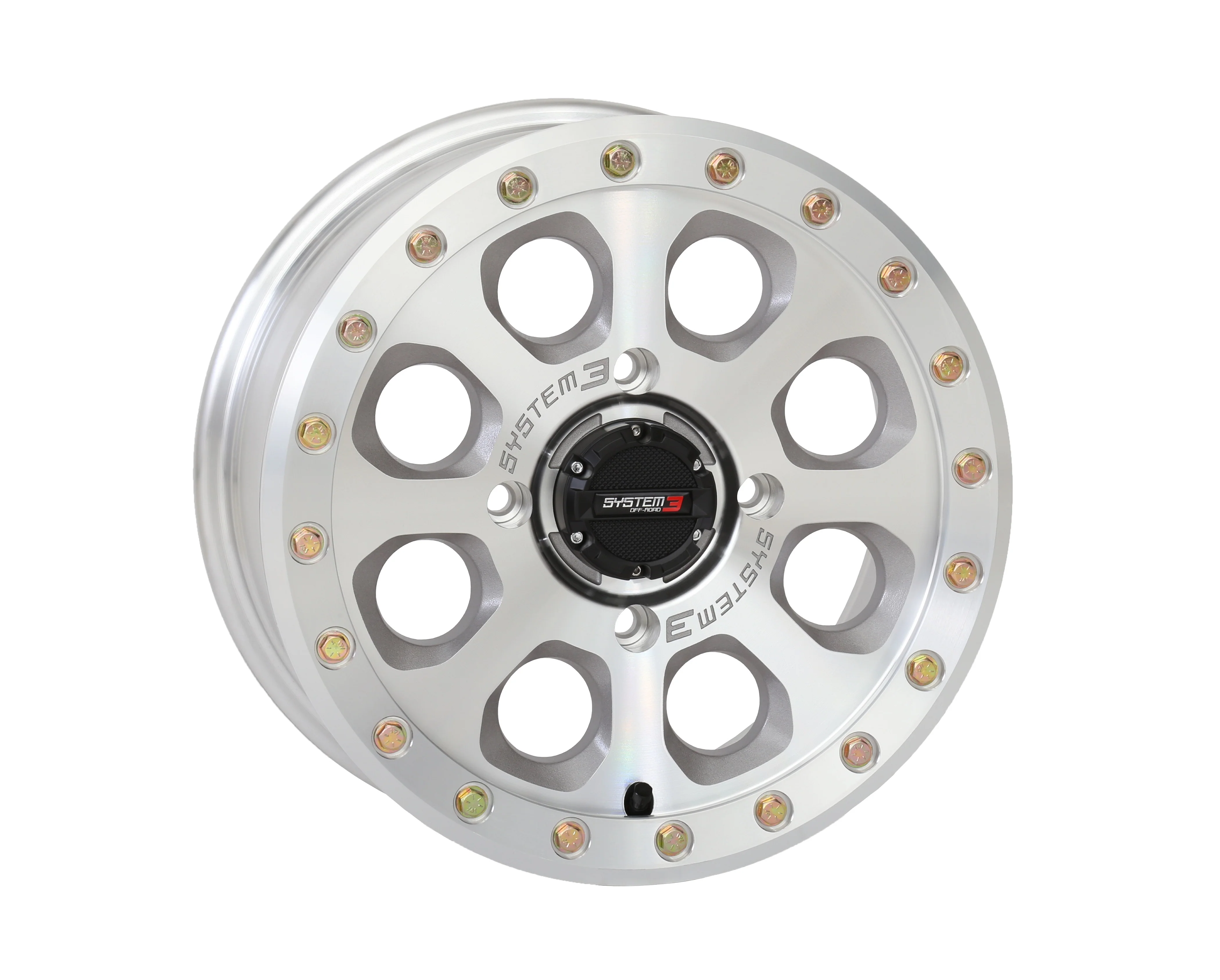 SB7 BL Wheel 15x7 +45mm 4/156 Machined - Rugged Durability + Aggressive Style (Universal)