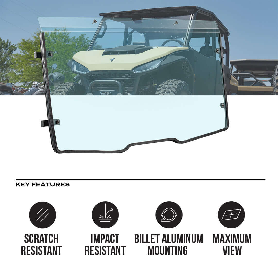 Segway UT10 Full Polycarbonate Front Windshield - Image 2