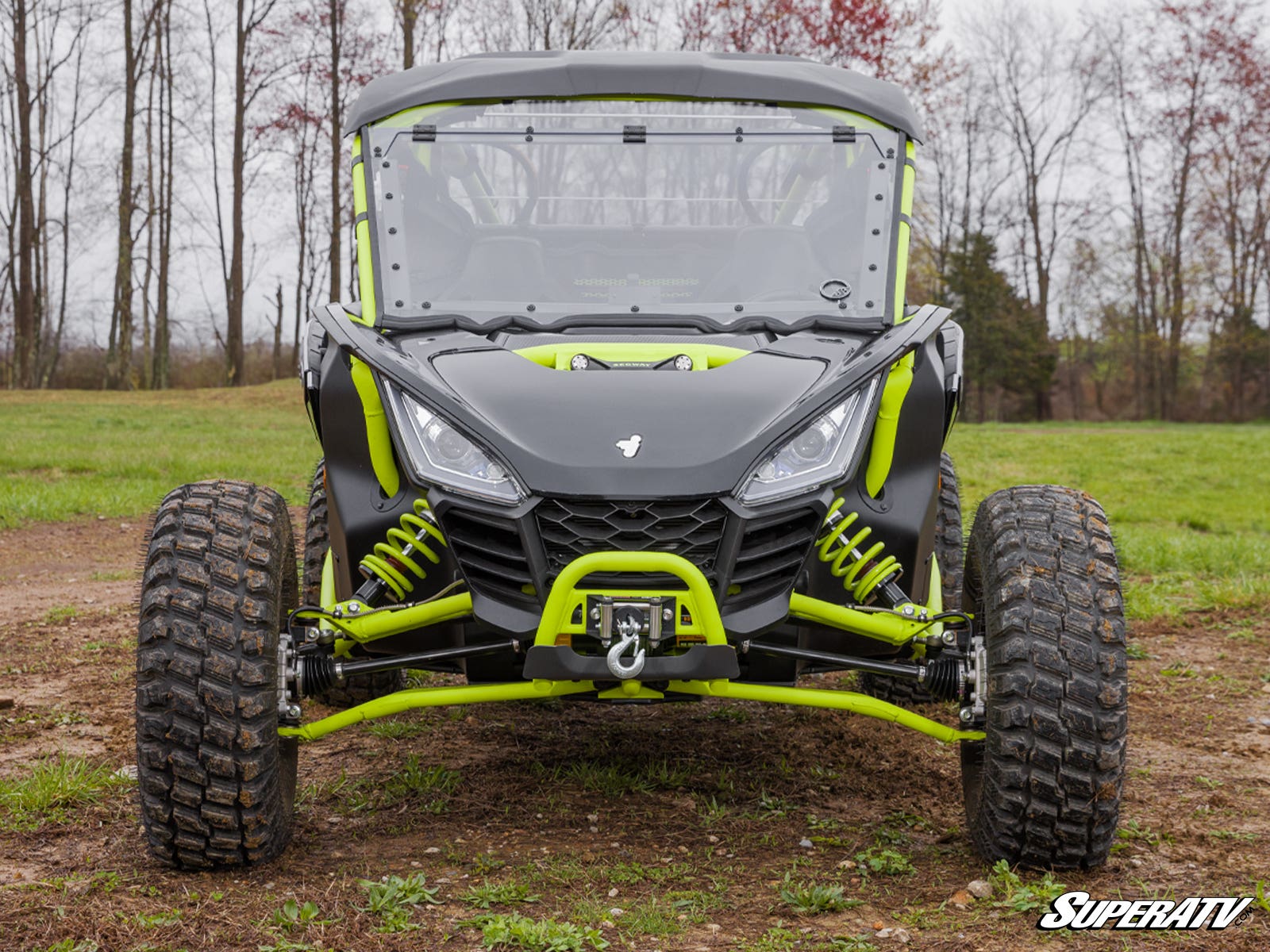 SuperATV Segway Villain Scratch-Resistant Flip Windshield - Image 4
