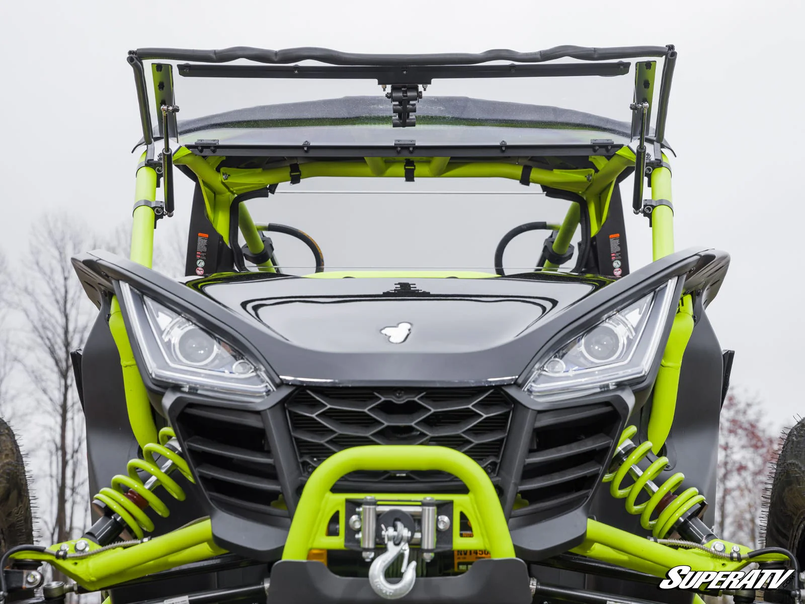 SuperATV Segway Villain Scratch-Resistant Flip Windshield - Image 5