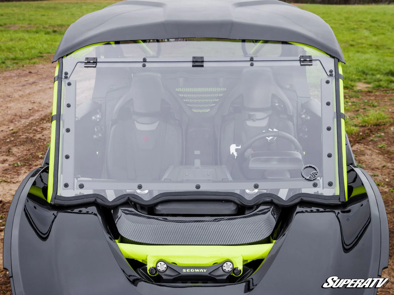 SuperATV Segway Villain Scratch-Resistant Flip Windshield - Image 8
