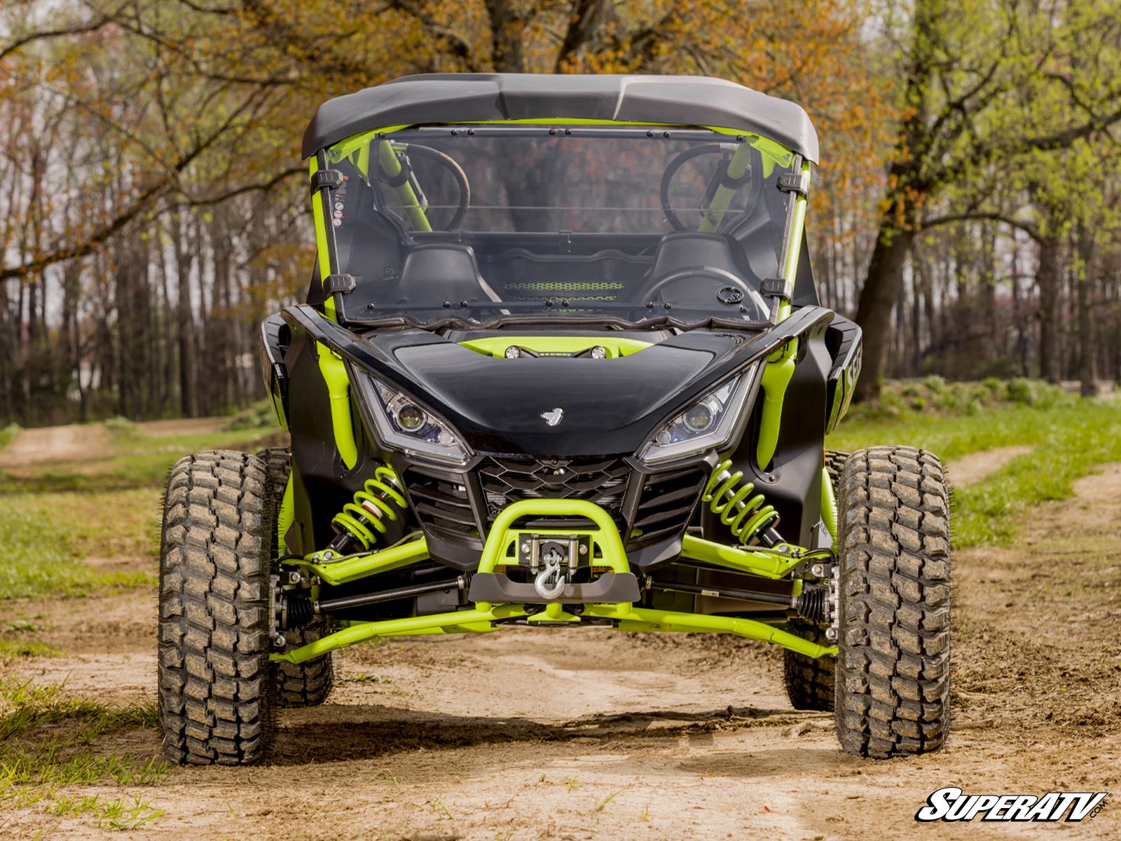 SuperATV Segway Villain Scratch-Resistant Full Windshield - Image 2