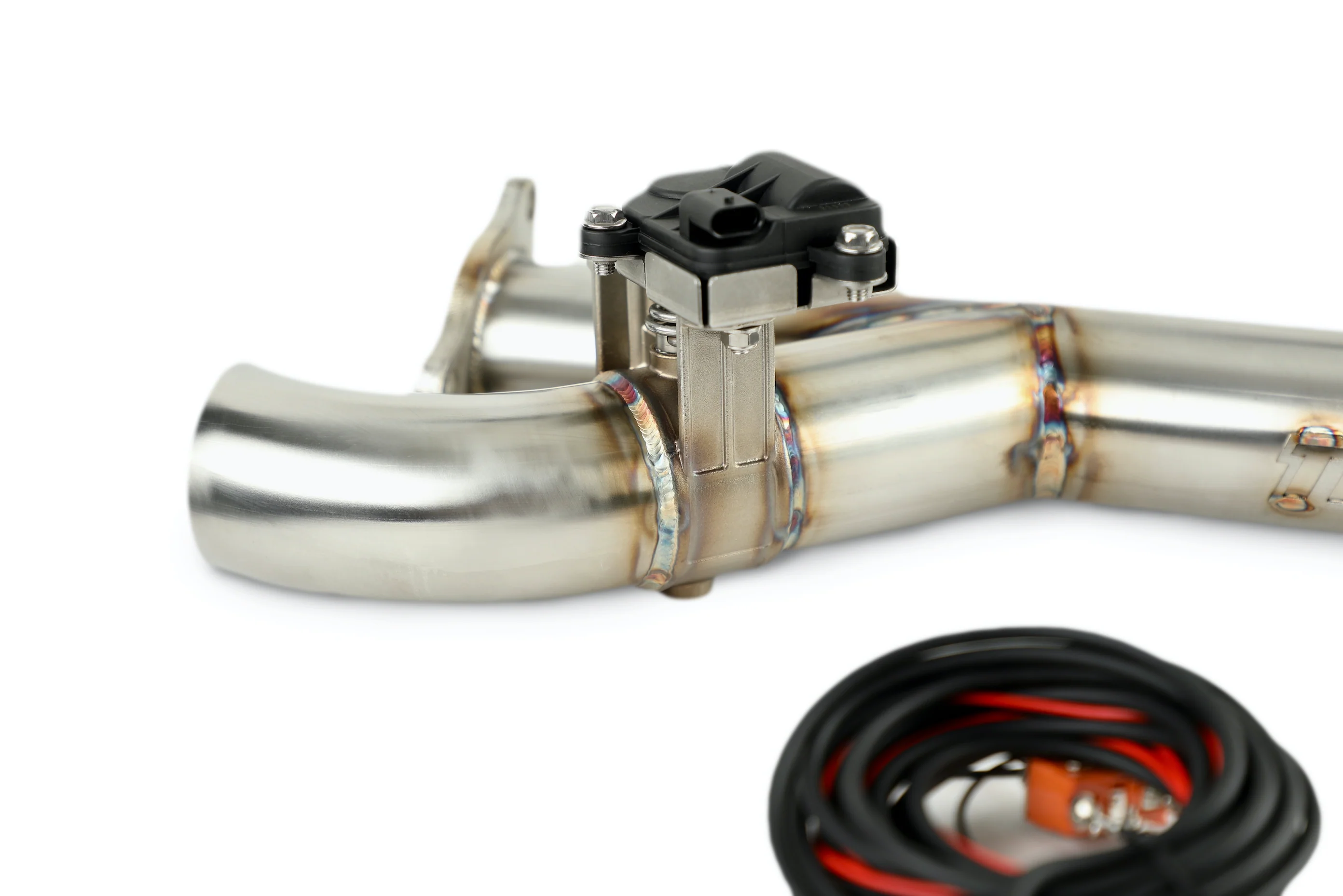 Trinity Racing Side Piece Header Pipe with Electronic Cutout - RZR Turbo (2022/2023) - Image 4