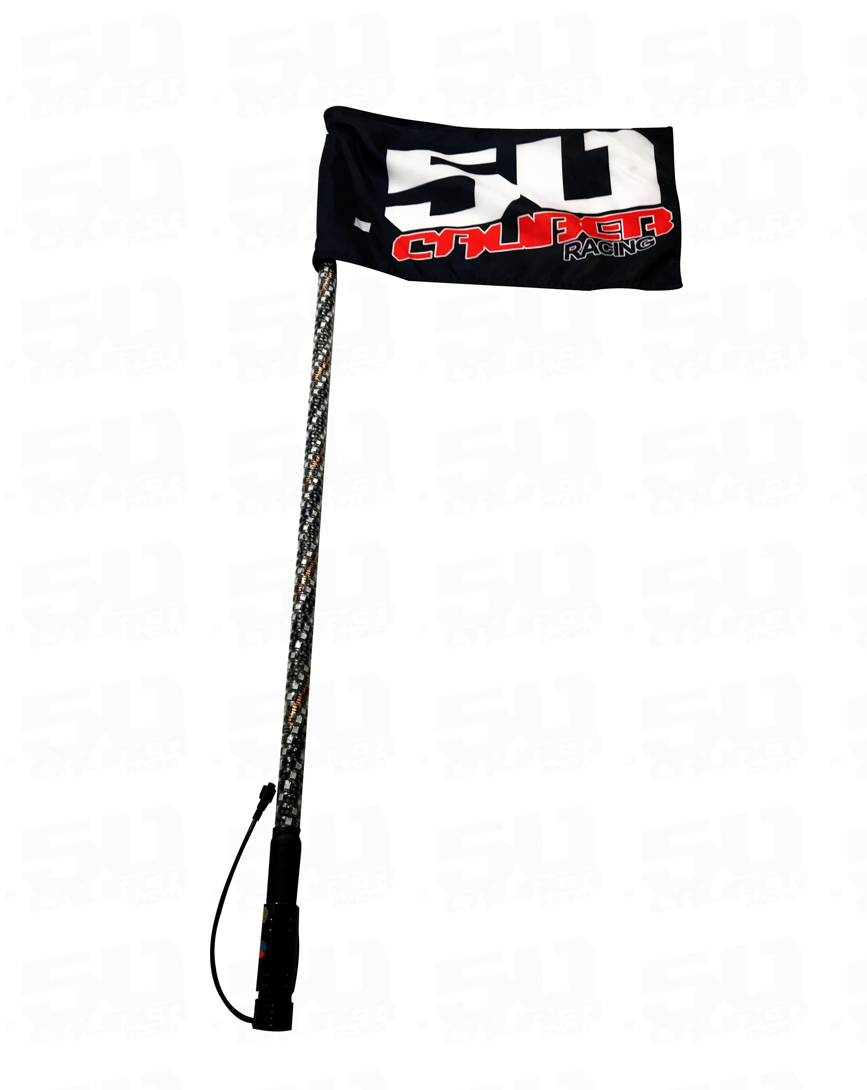 Single 50 Cal LED Lighted Whip with Bluetooth App Control - Image 2