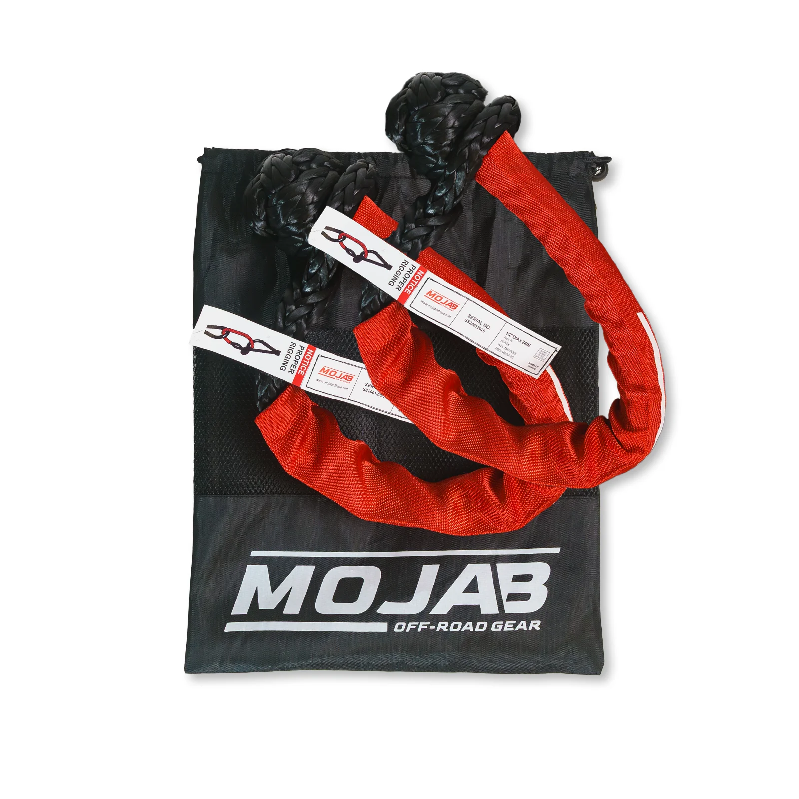 Soft Shackle 1/2'' x 24” with sleeve and bag (Set of 2 Shackles) (Lifetime Warranty) - Image 3