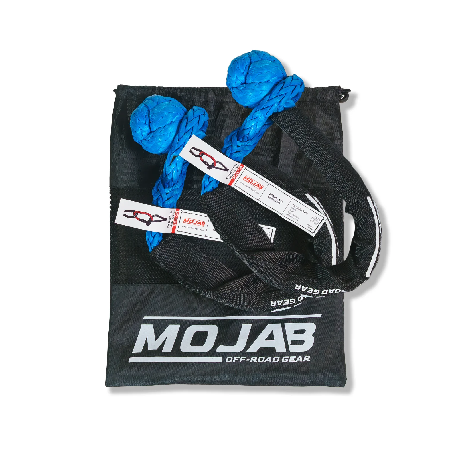 Soft Shackle 1/2'' x 24” with sleeve and bag (Set of 2 Shackles) (Lifetime Warranty) - Image 4
