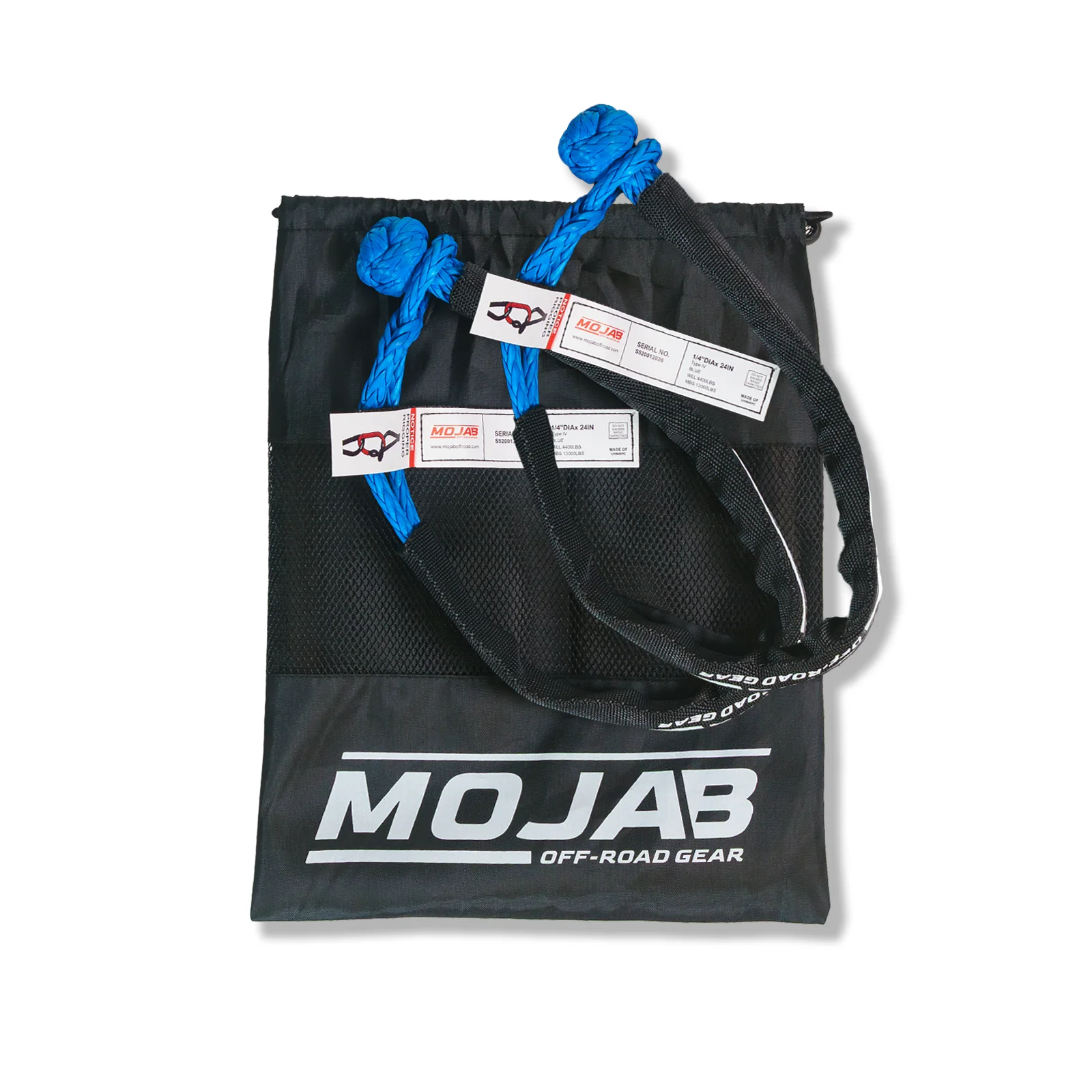 Soft Shackle 1/4'' x 24'' with sleeve and bag (Set of 2 Shackles) (Lifetime Warranty) - Image 5