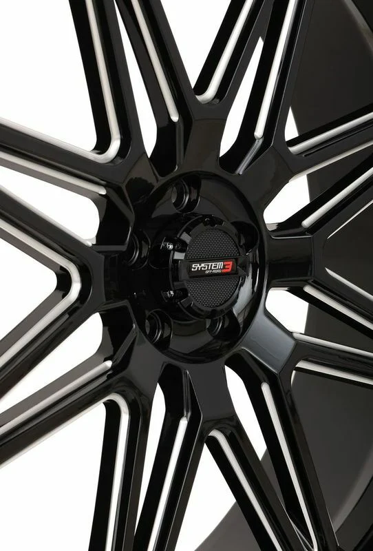 ST7 WHEEL 24X9 5+4 (0MM) 4/137 GLOSS BLACK MILLED - Image 2