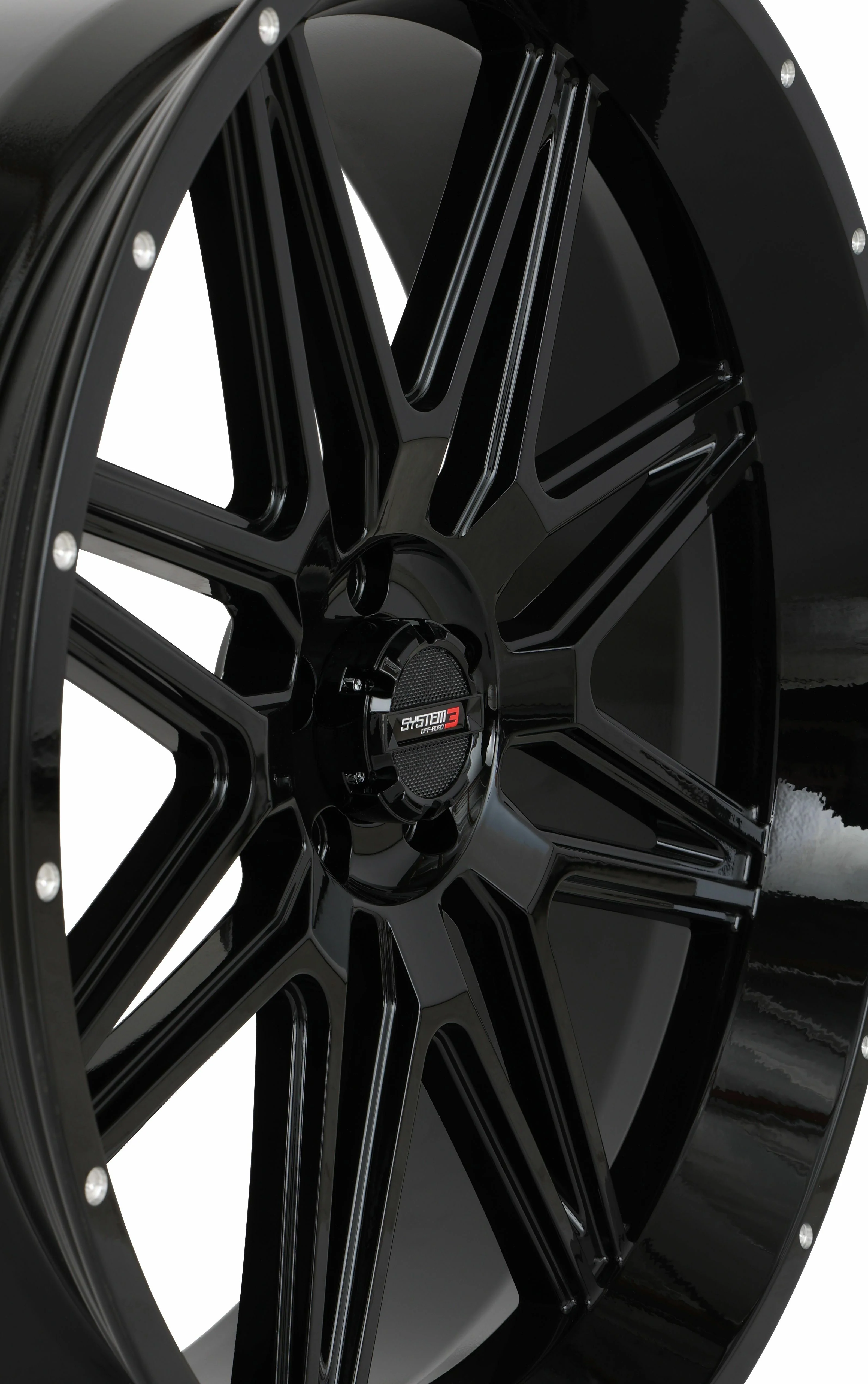 ST7 WHEEL 24X9 5+4 (0MM) 4/156 GLOSS BLACK - Image 2