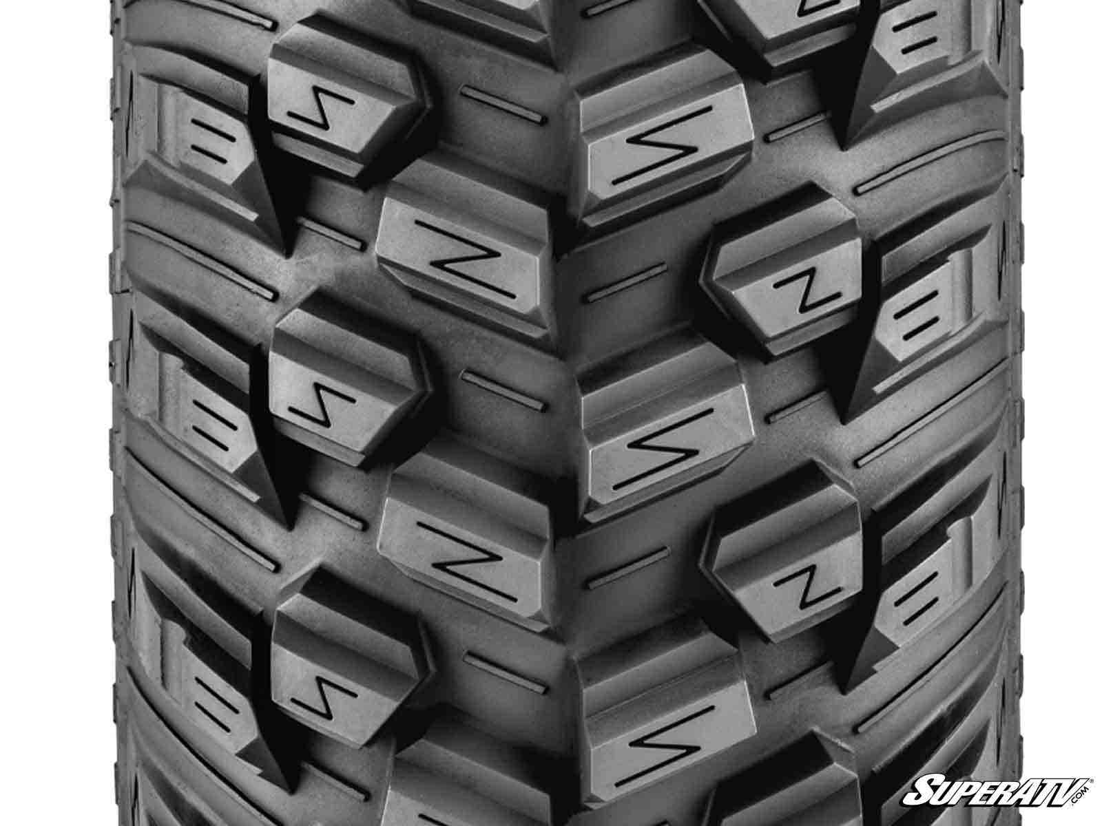 SuperATV Standard XT Warrior Tires 30x10x15 on 15x7 Assault Industries Hellfire Satin Black Wheels 5/4.5 Pattern - Image 3