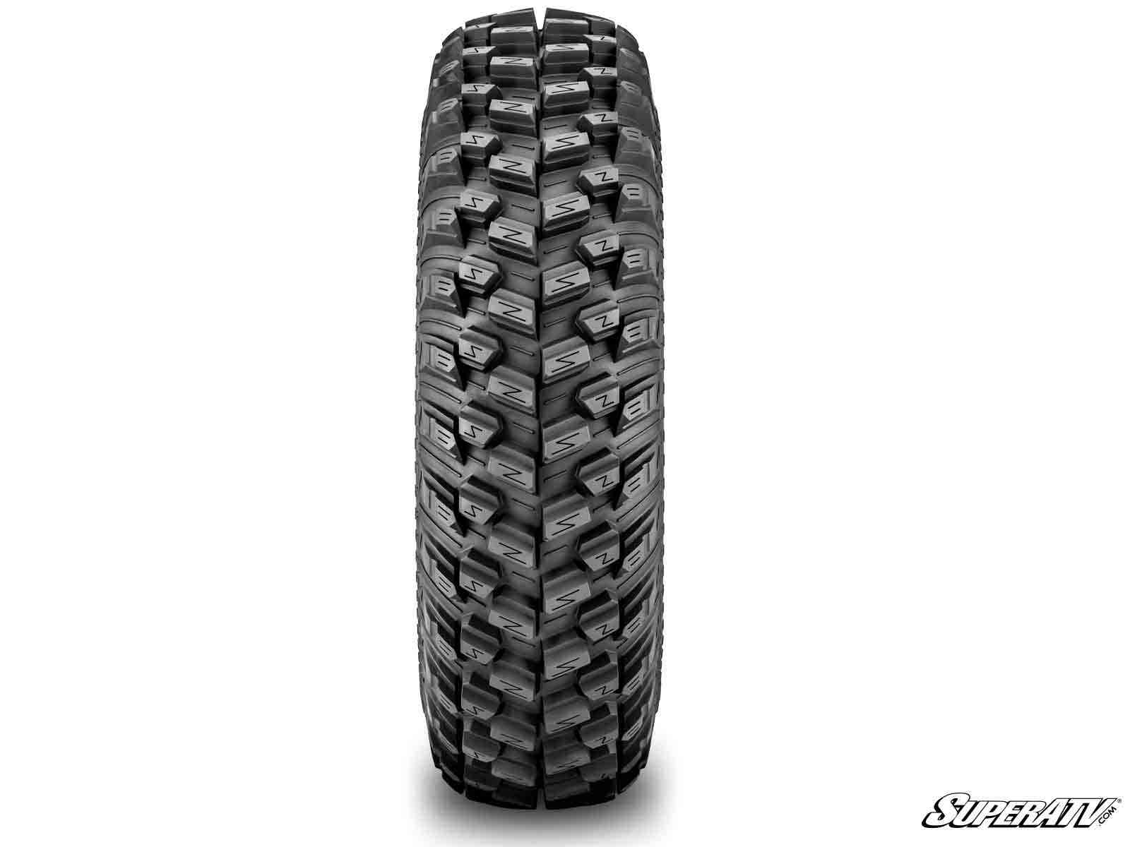 SuperATV Standard XT Warrior Tires 35x10x15 on 15x10 Assault Industries Hellfire Satin Black Wheels 4/156 Pattern - Image 4