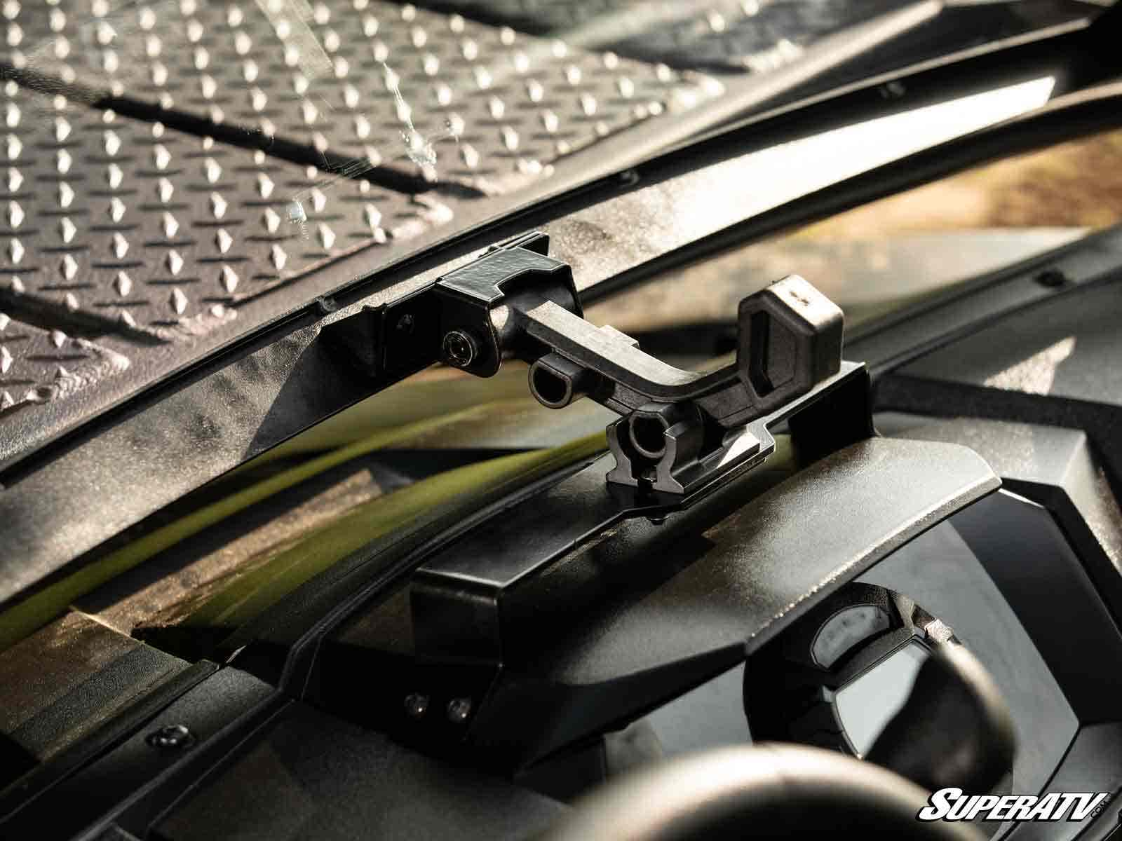 Arctic Cat Prowler Pro Scratch-Resistant Flip Windshield - Image 6