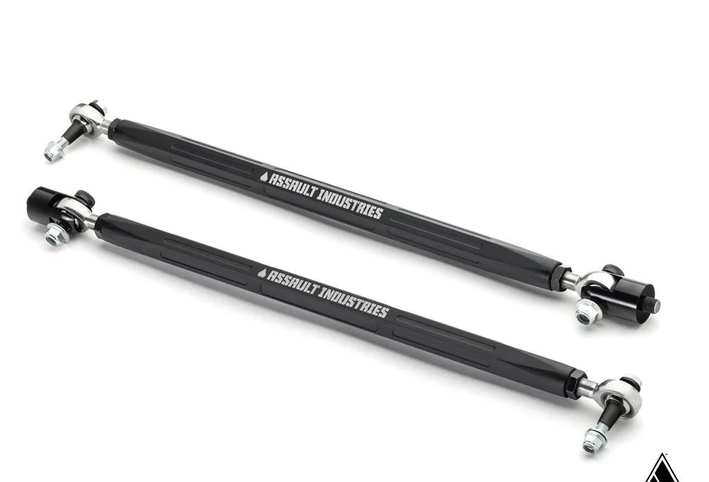 Assault Industries Turret Style +4in. Long Travel Tie Rods for Polaris RZR XP 1000/Turbo