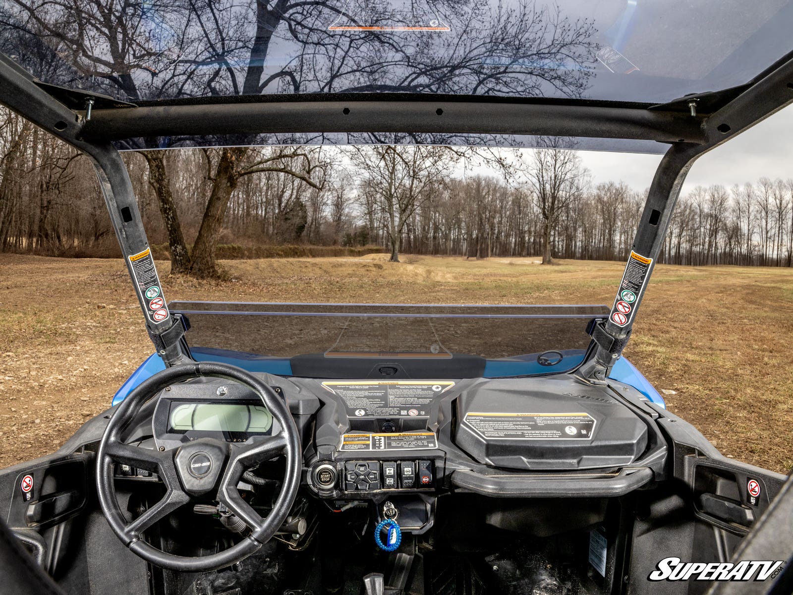 Can-Am Commander Half Windshield - dark tint - Image 5