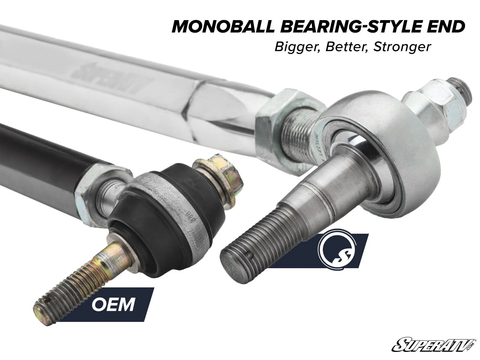 Can-Am Defender HD10 RackBoss 2.0 Steel Bar Tie Rod Kit - Image 4