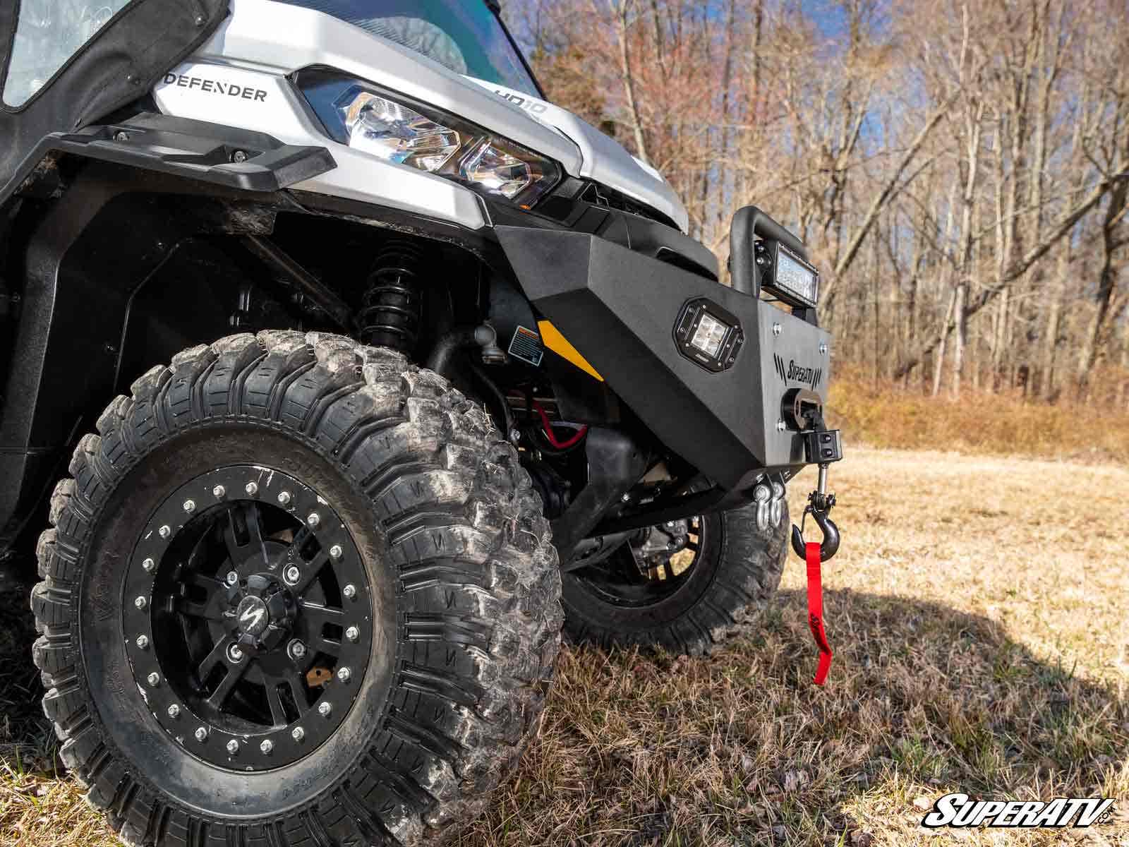Can-Am Defender HD10 Heavy Weight Winch-Ready Front Bumper - Image 5