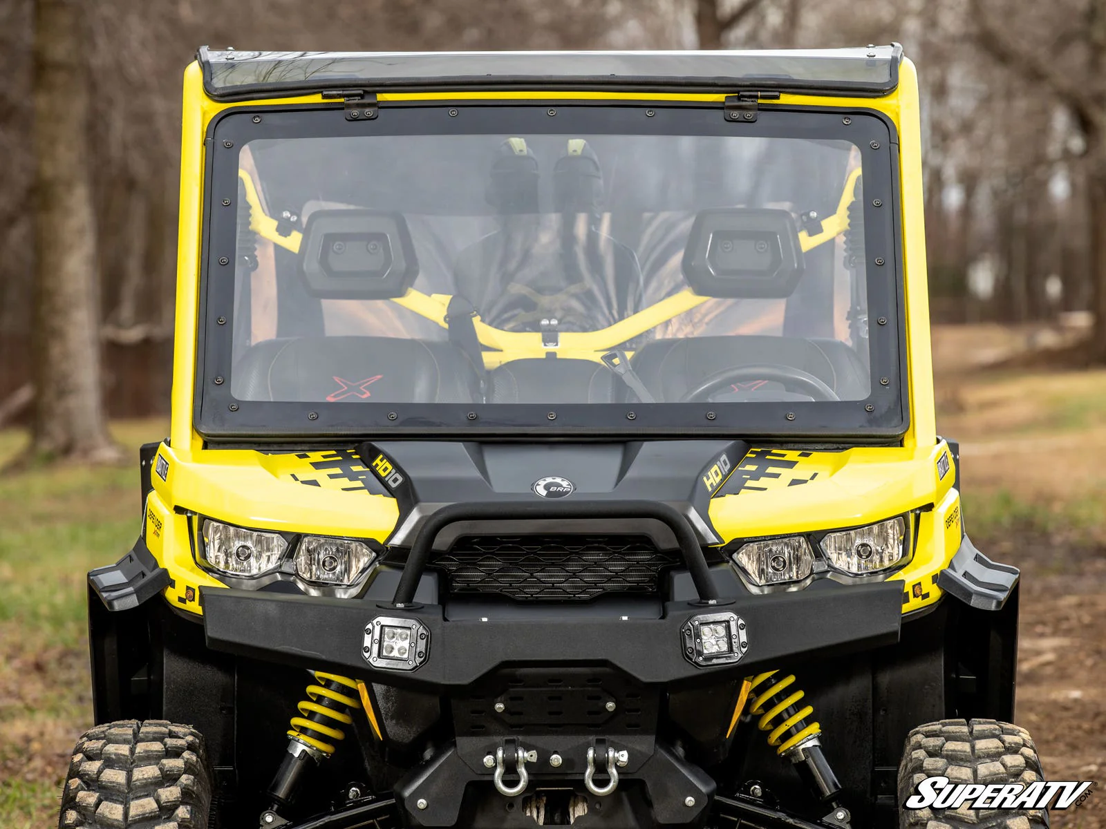 Can-Am Defender HD7 MaxDrive Power Flip Windshield - Image 4