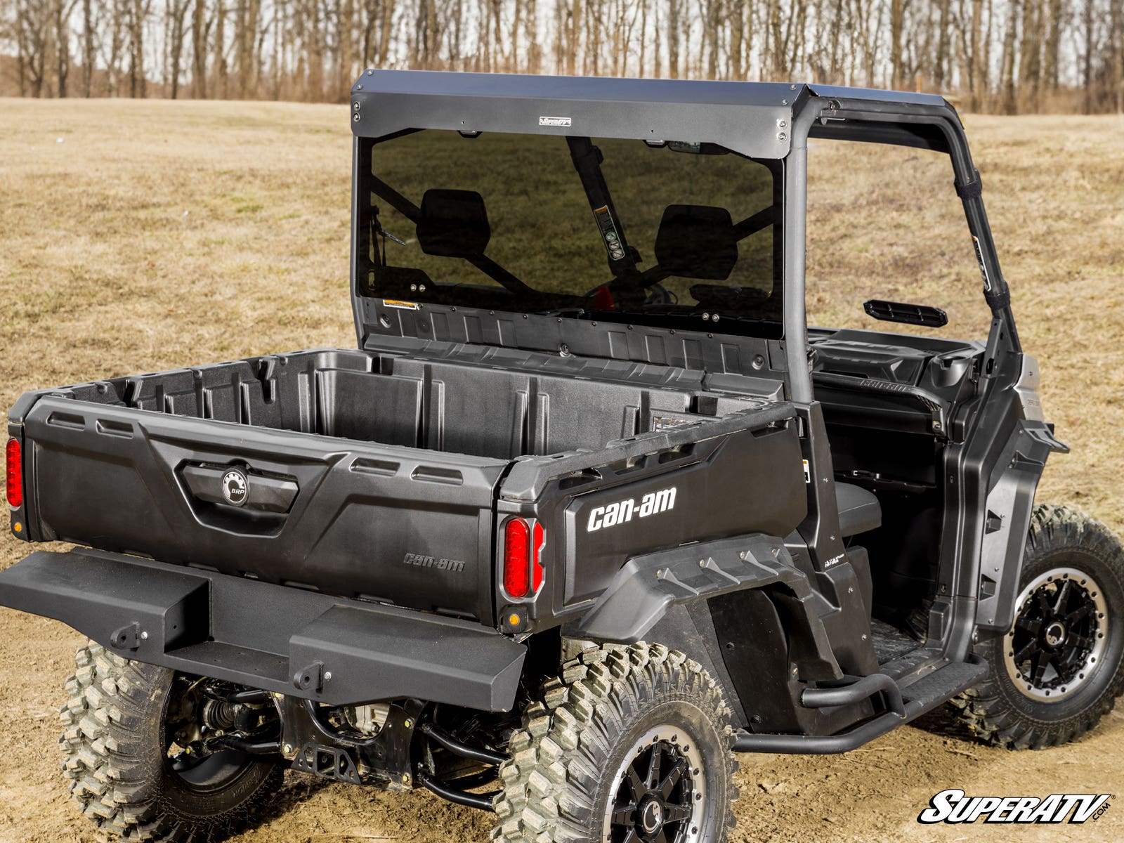 Can-Am Defender HD7 Rear Glass Windshield - Image 3
