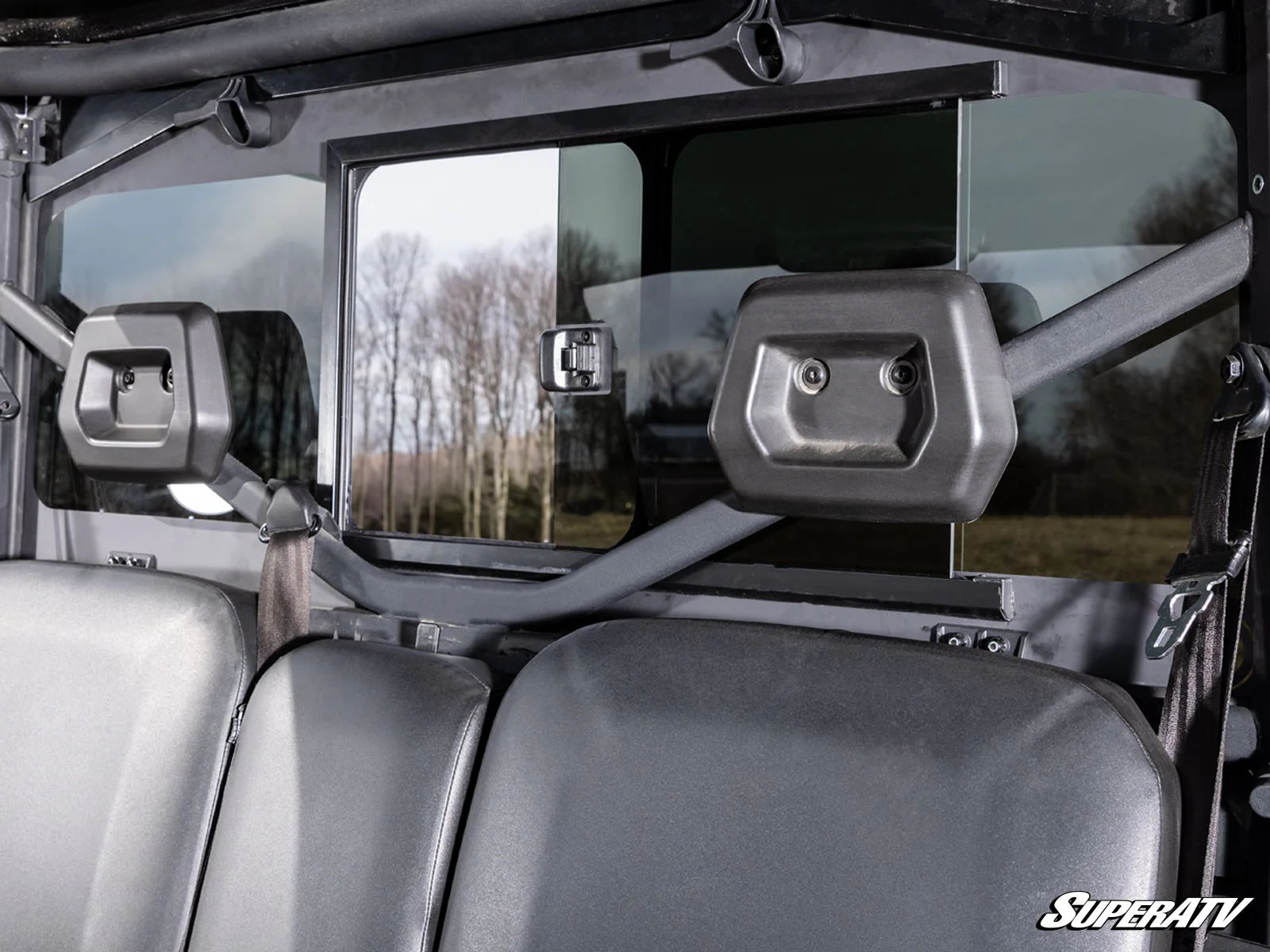 Can-Am Defender HD8 Glass Sliding Rear Windshield - Image 3
