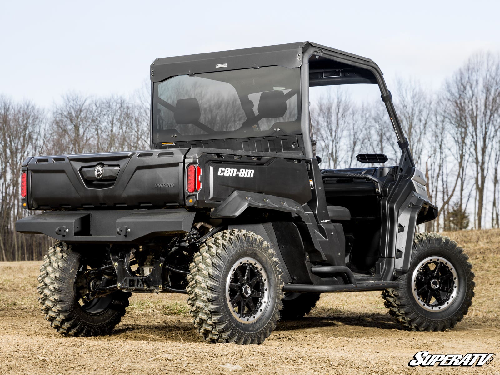Can-Am Defender HD8 Rear Glass Windshield - Image 2
