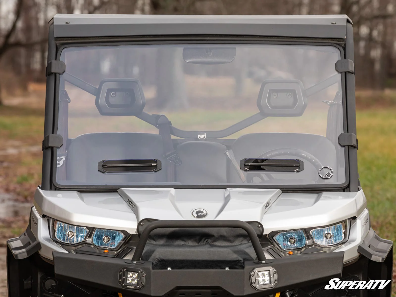 Can-Am Defender HD9 Vented Full Windshield - Image 3