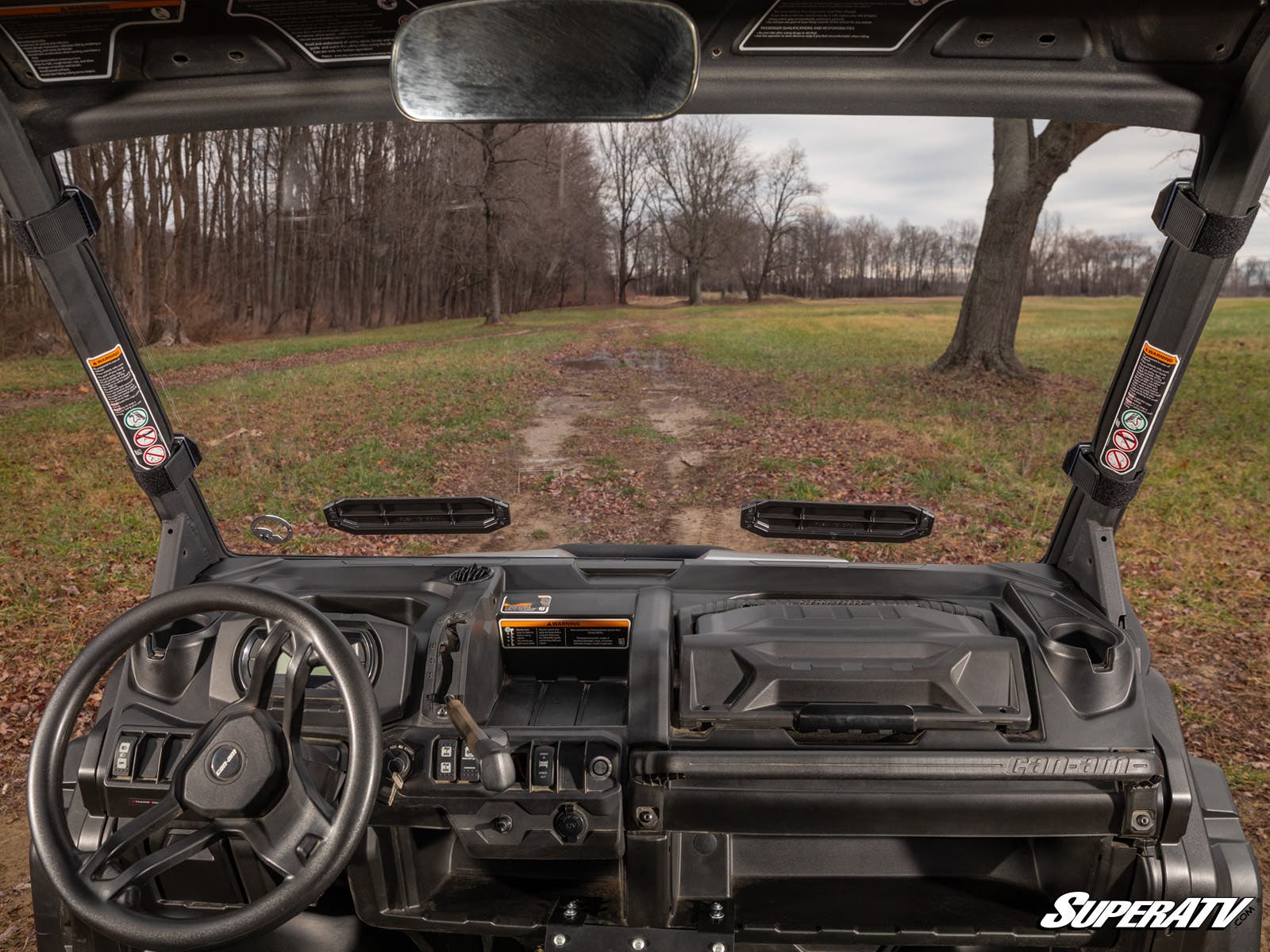 Can-Am Defender HD9 Vented Full Windshield - Image 5