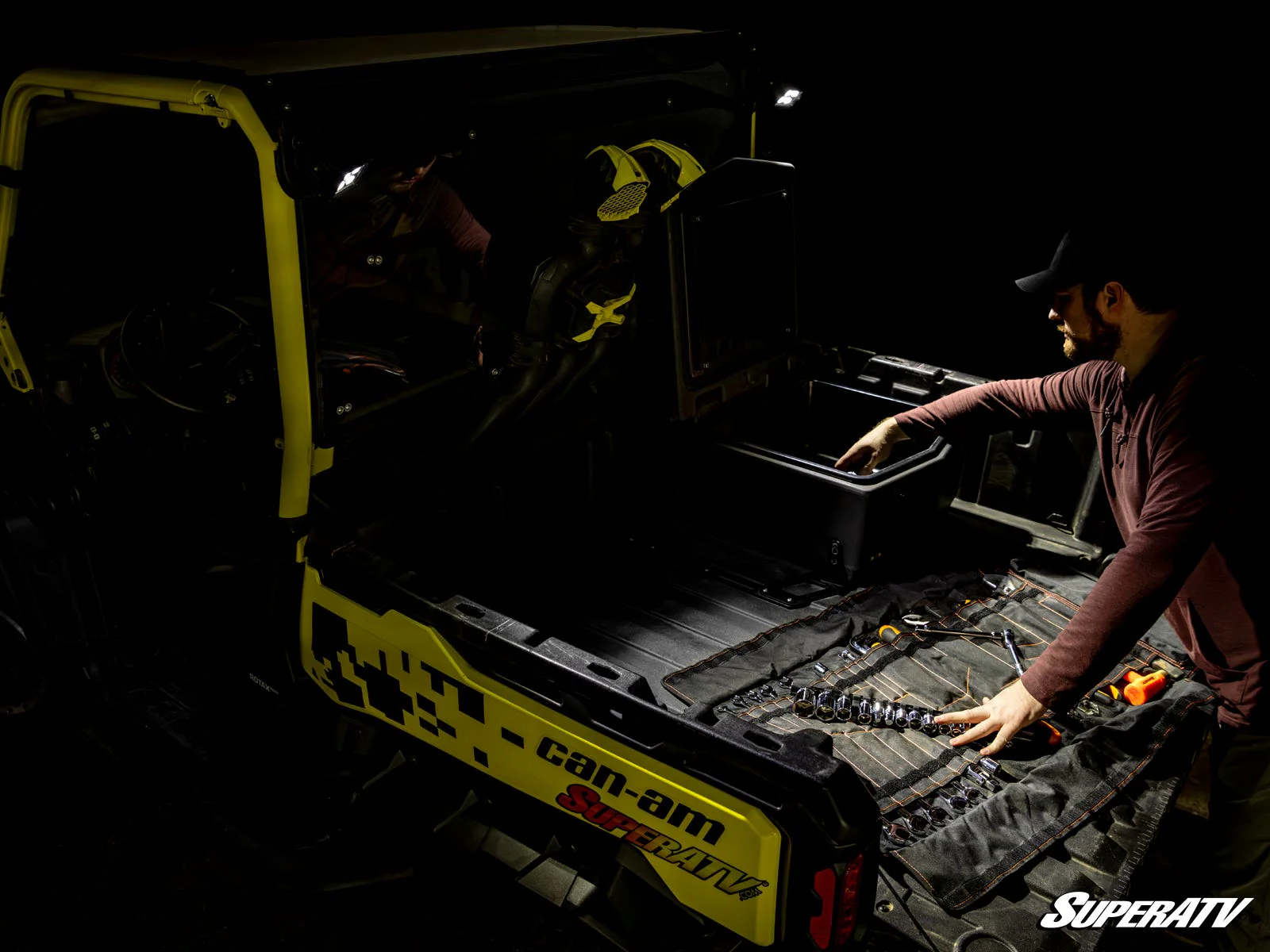 Can-Am Defender Rear-Facing LED Cube Lights - Image 3