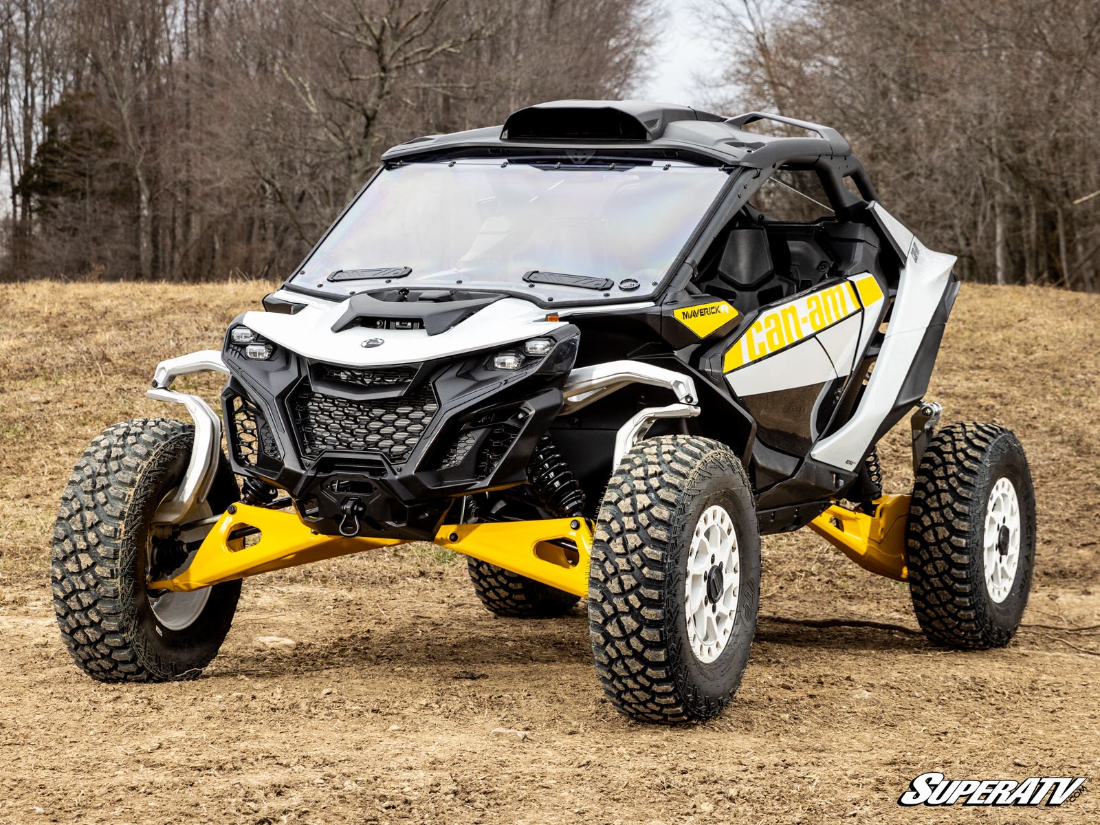 Can-Am Maverick R Vented Full Windshield - Image 2