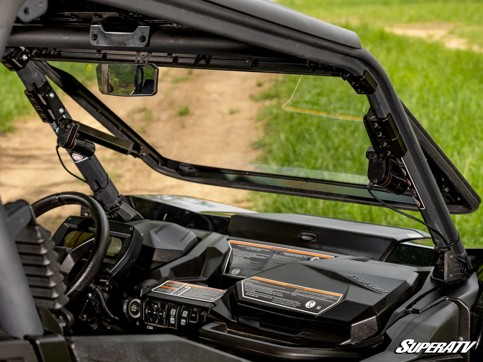 Can-Am Maverick Trail MaxDrive Power Flip Windshield - Image 6