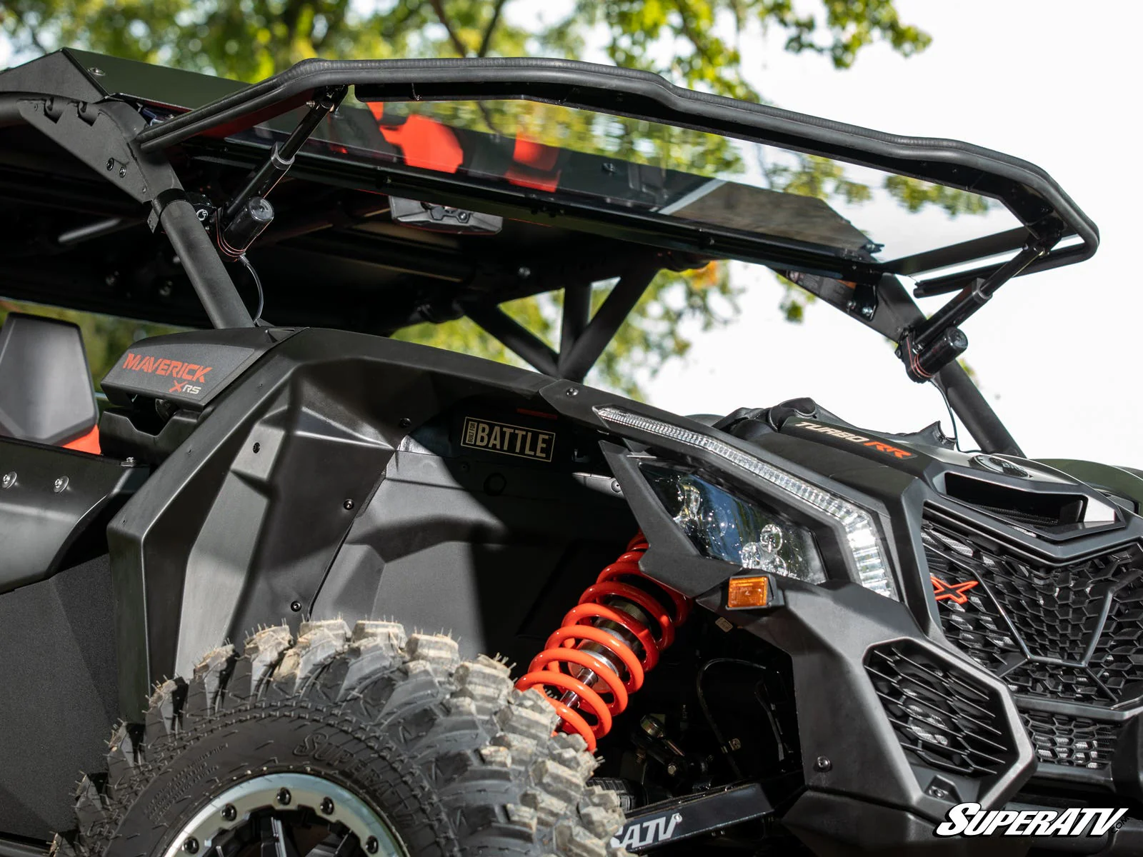 Can-Am Maverick X3 MaxDrive Power Flip Windshield - Image 5
