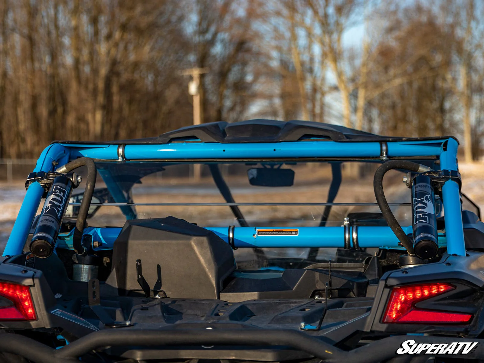 Can-Am Maverick X3 Rear Windshield - Light Tint Scratch-Resistant - Image 2