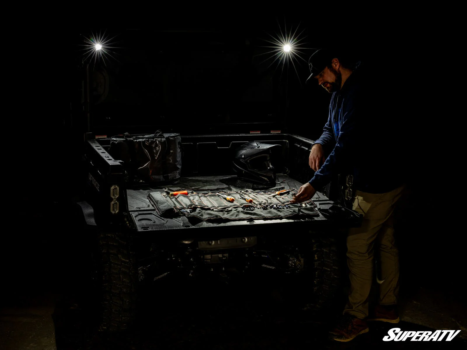CFMOTO UForce 1000 Rear-Facing LED Cube Lights - Image 5
